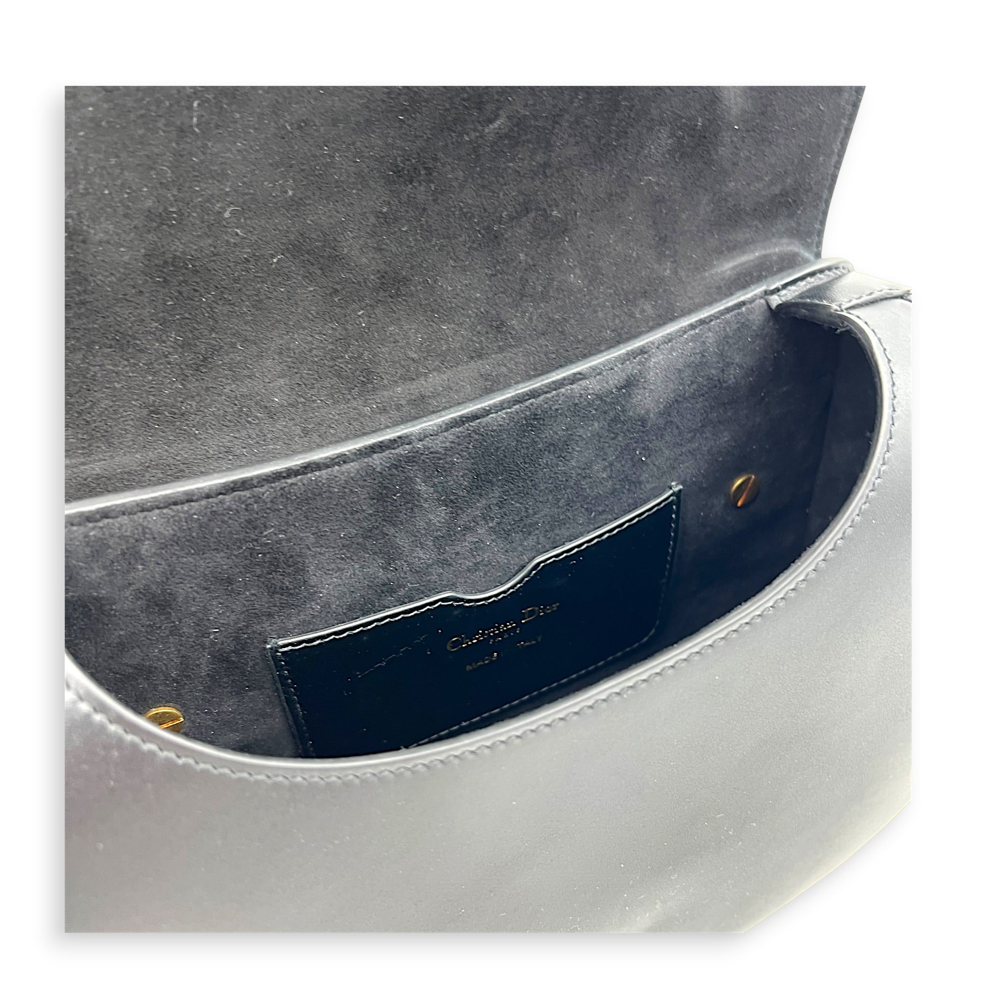 Bobby Shoulder Bag Black in Calfskin, Gold hardware