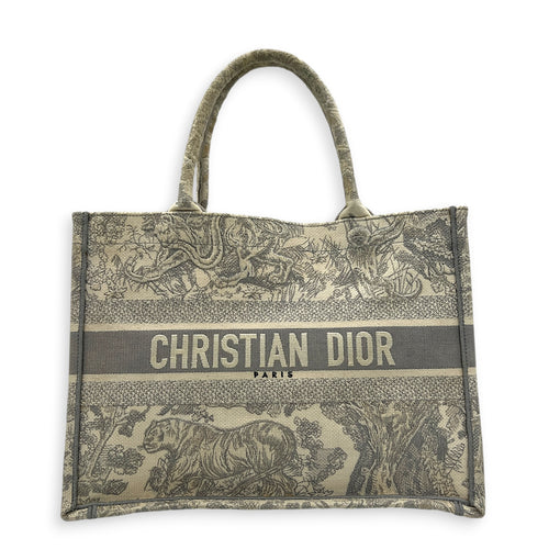 Book Tote Top Handle Bag White in Canvas