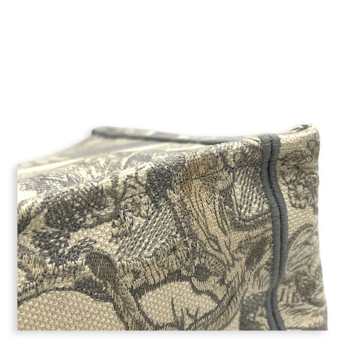 Book Tote Top Handle Bag White in Canvas