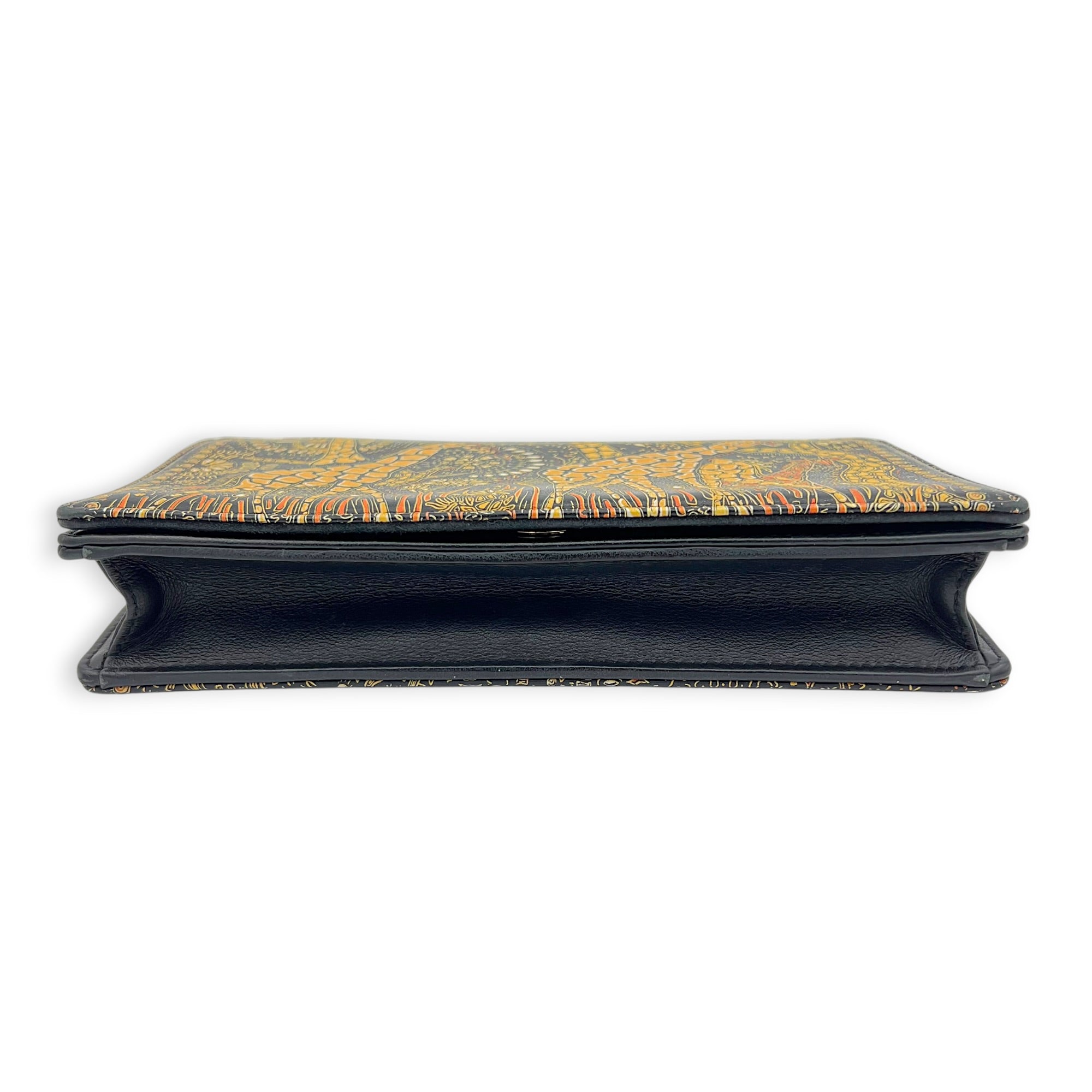 Girrafe CHIURI CRUISE 2020 Wallet On Chain Black in Calfskin, Gold hardware