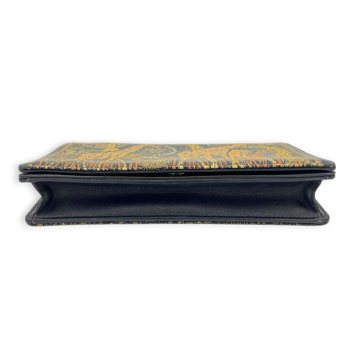 Girrafe CHIURI CRUISE 2020 Wallet On Chain Black in Calfskin, Gold hardware