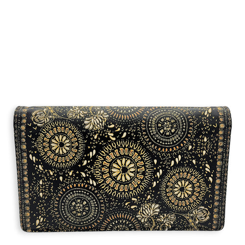Girrafe CHIURI CRUISE 2020 Wallet On Chain Black in Calfskin, Gold hardware