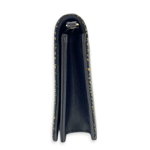 Girrafe CHIURI CRUISE 2020 Wallet On Chain Black in Calfskin, Gold hardware