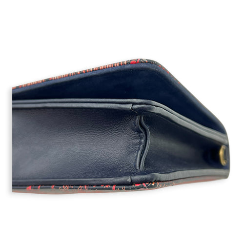 CHIURI CRUISE 2020 MARINE Lion Wallet On Chain Black in Calfskin, Gold hardware