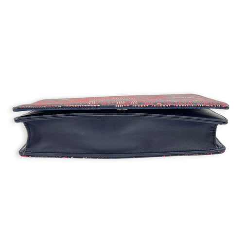 CHIURI CRUISE 2020 MARINE Lion Wallet On Chain Black in Calfskin, Gold hardware