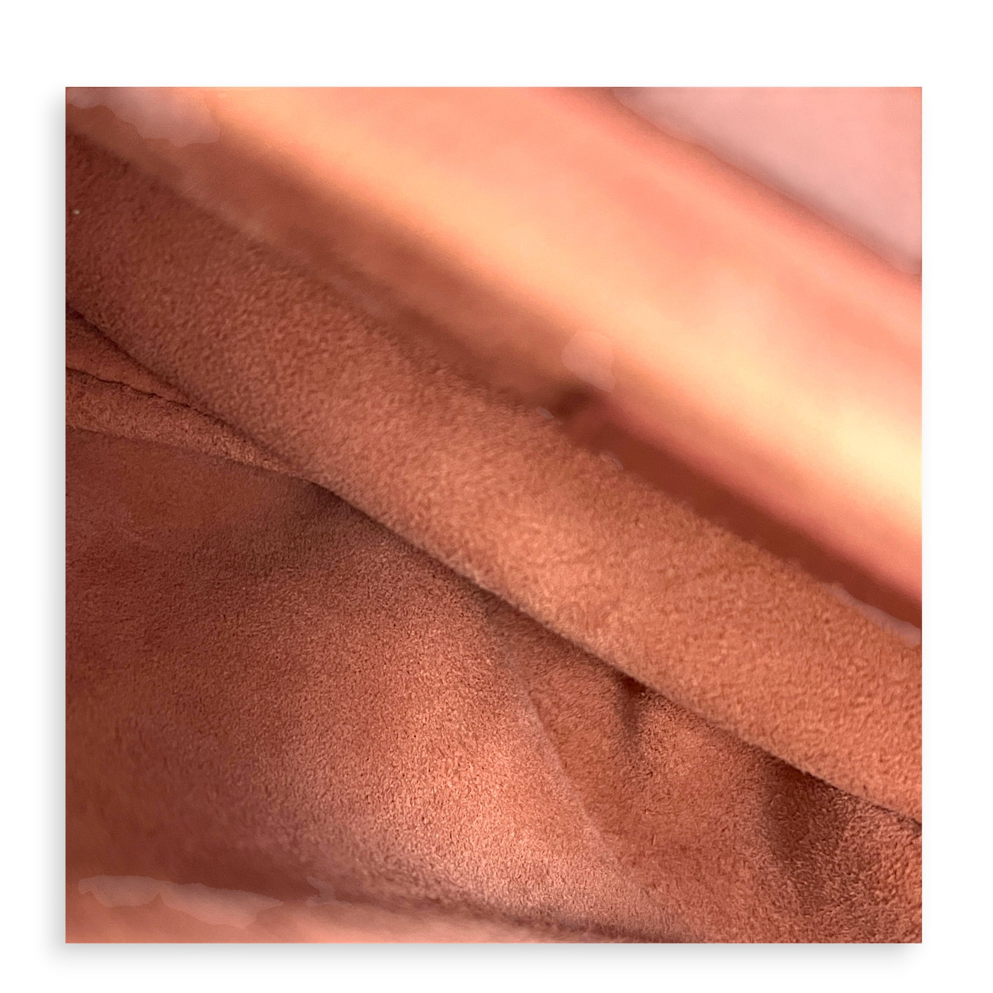 Saddle Shoulder Bag Pink in Velvet, Gold hardware