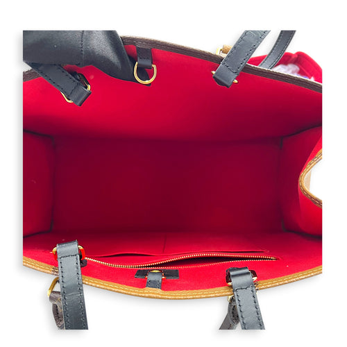 OnTheGo Tote Bag GM Brown in Monogram Coated Canvas, Gold hardware