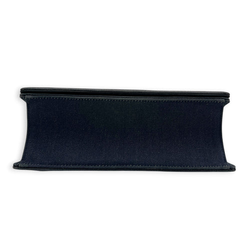 Diorama Shoulder Bag Blue in Denim, Gold hardware