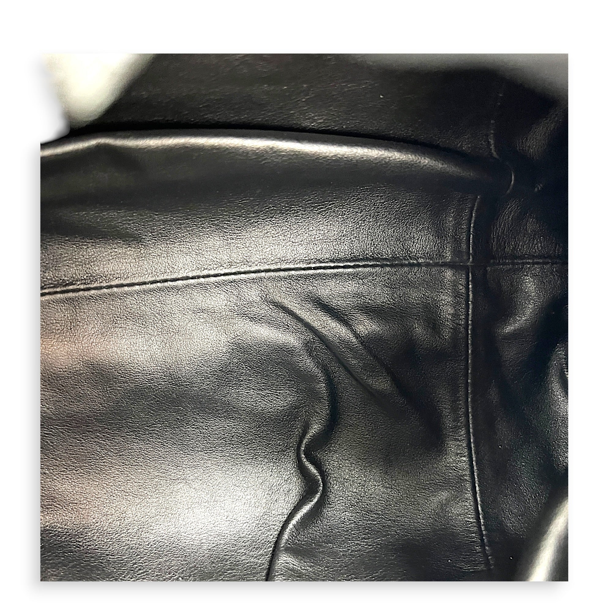 The Pouch Shoulder Bag Black in Lambskin