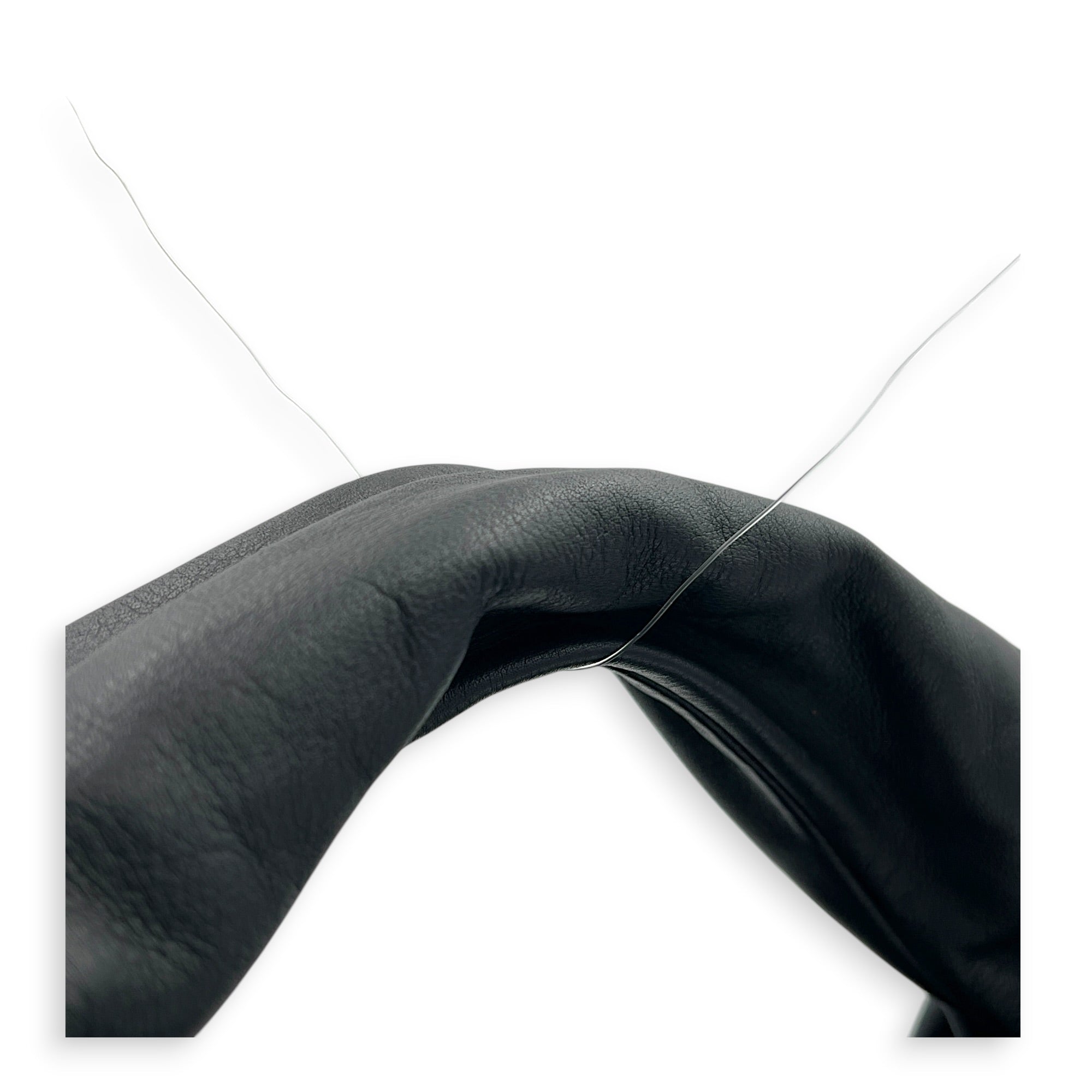 The Pouch Shoulder Bag Black in Lambskin