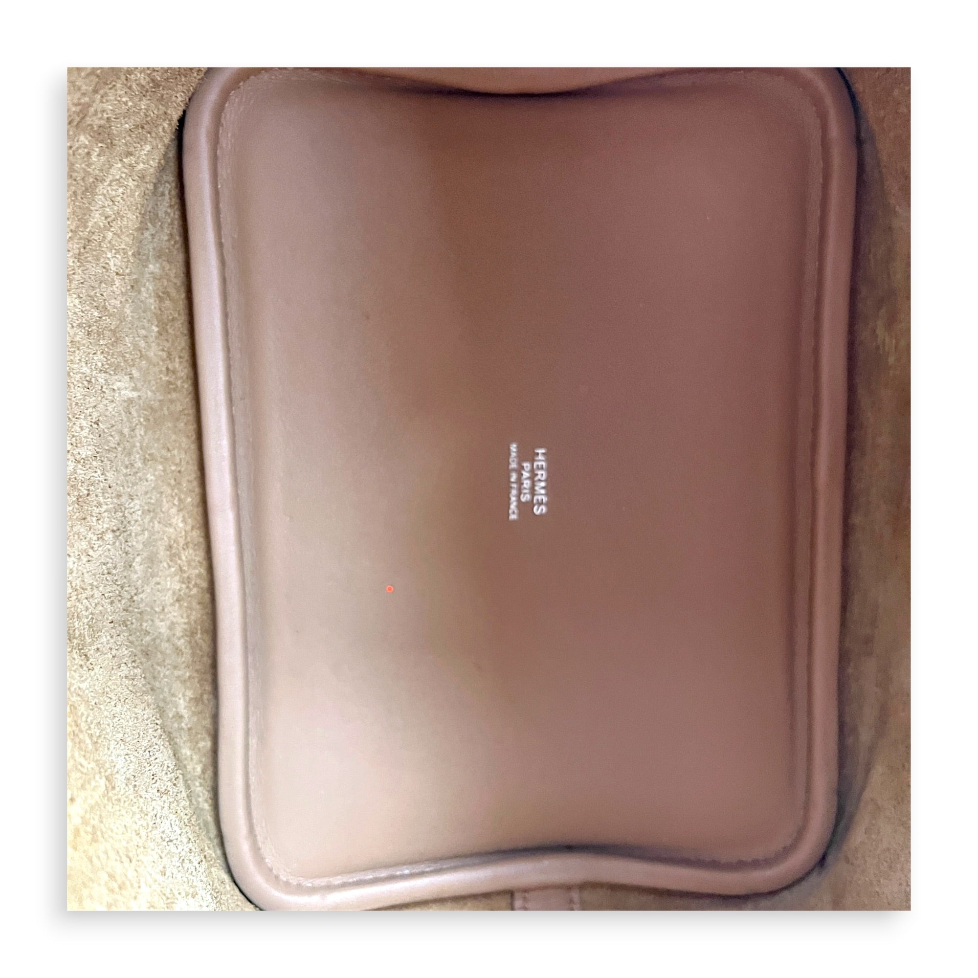 Picotin 18 Daisy Chai/Rose/White Top Handle Bag in Swift, Palladium hardware