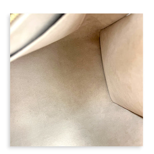 OnTheGo Tote Bag MM Beige in Empreinte Leather, Gold hardware