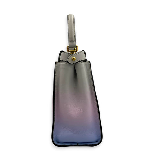 Peekaboo Top Handle Bag Multi-colour in Calfskin, Gold hardware