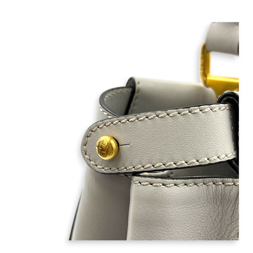 Peekaboo Top Handle Bag Multi-colour in Calfskin, Gold hardware