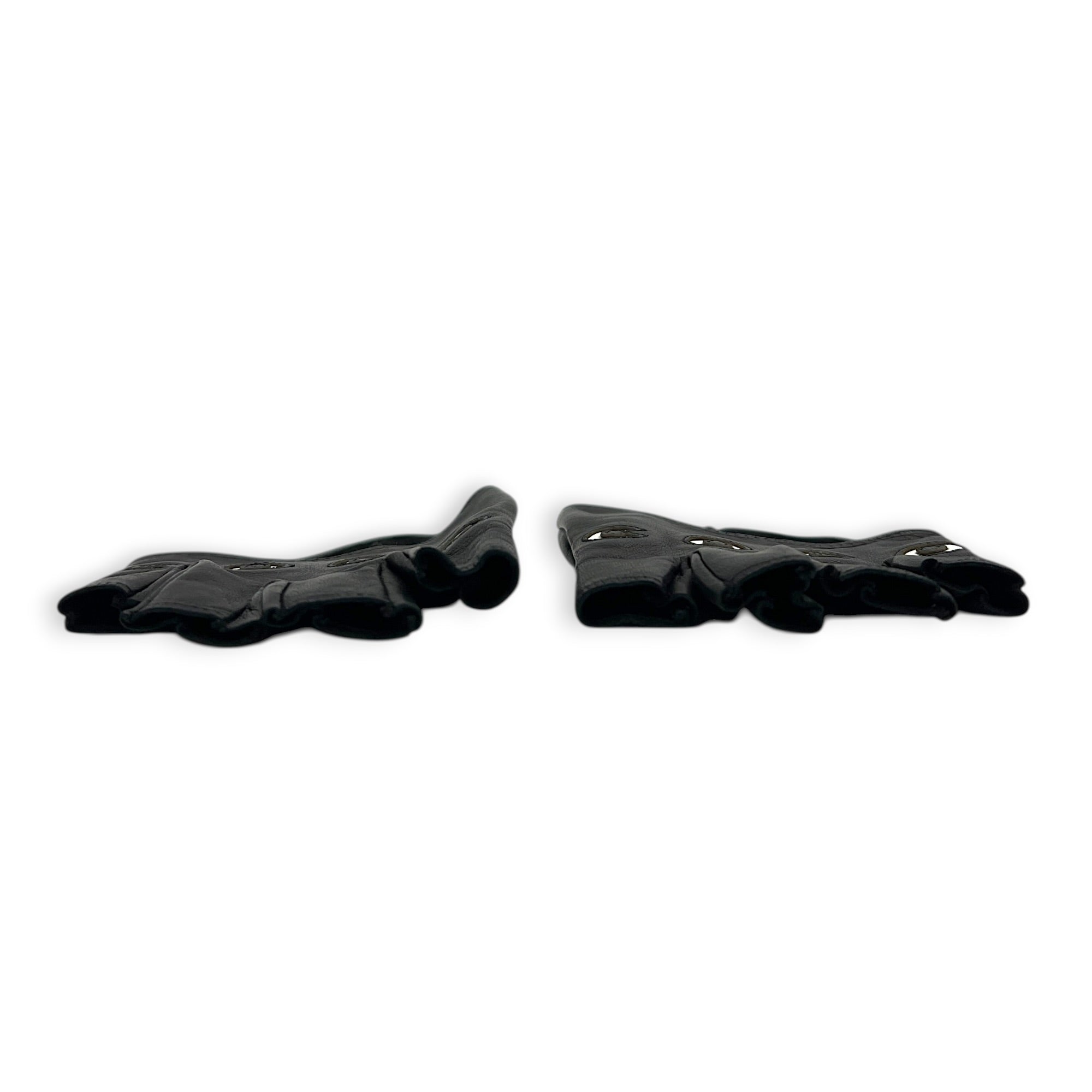 Coco Gloves Black in Calfskin