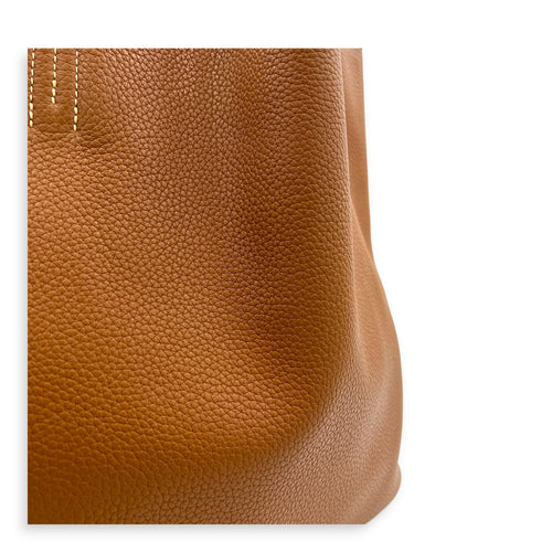 Double Sens Gold/Orange Tote Bag in Clemence