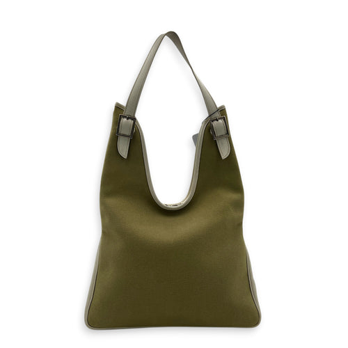 Massai Green in Canvas, Palladium hardware