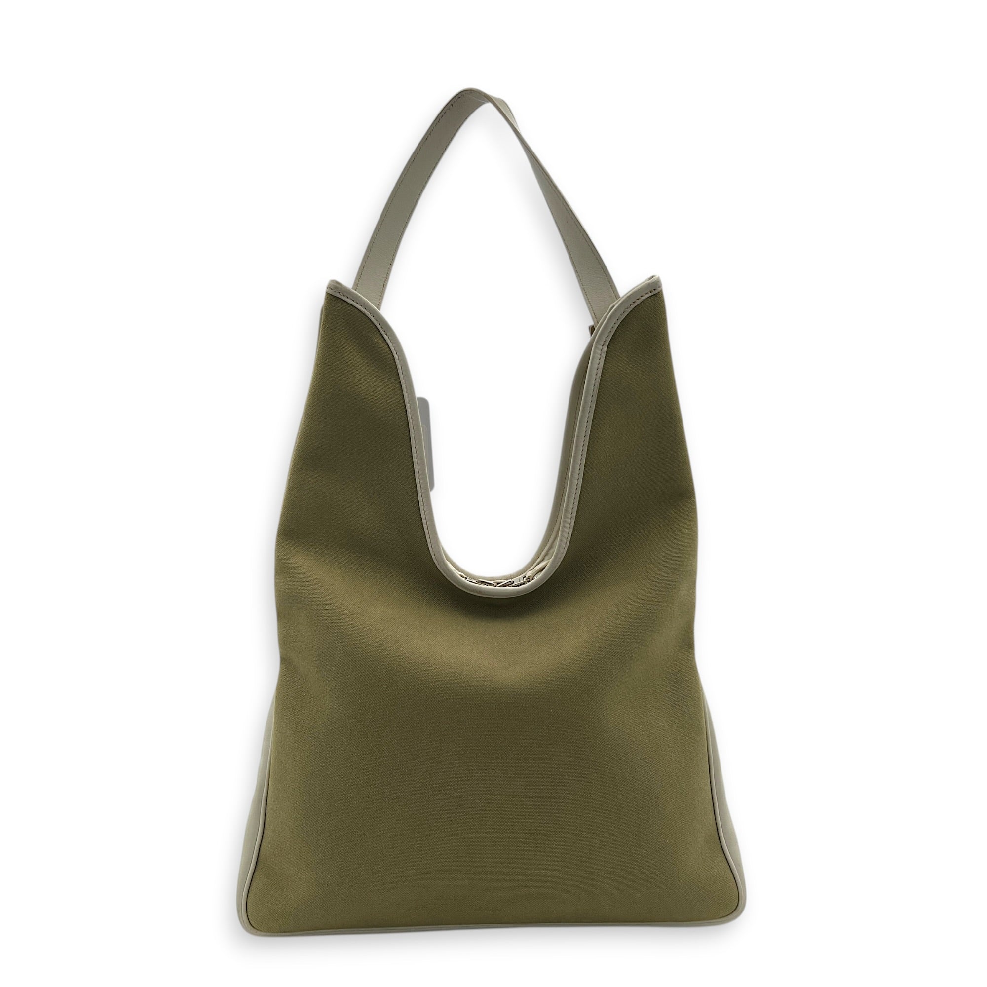 Massai Green in Canvas, Palladium hardware