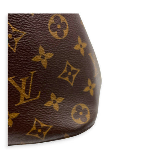 NeoNoe Bucket Bag Brown in Monogram Coated Canvas, Gold hardware