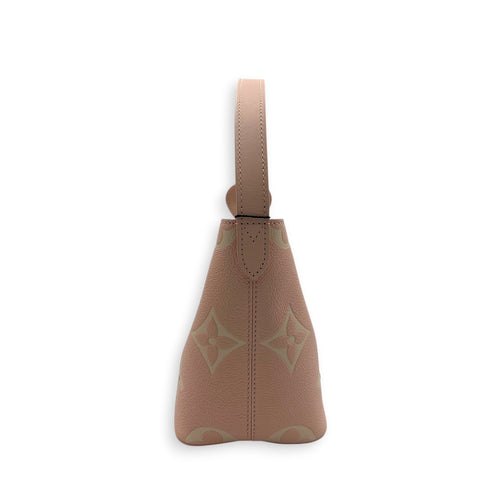 All In Top Handle Bag BB Pink in Monogram Empreinte Leather, Gold hardware
