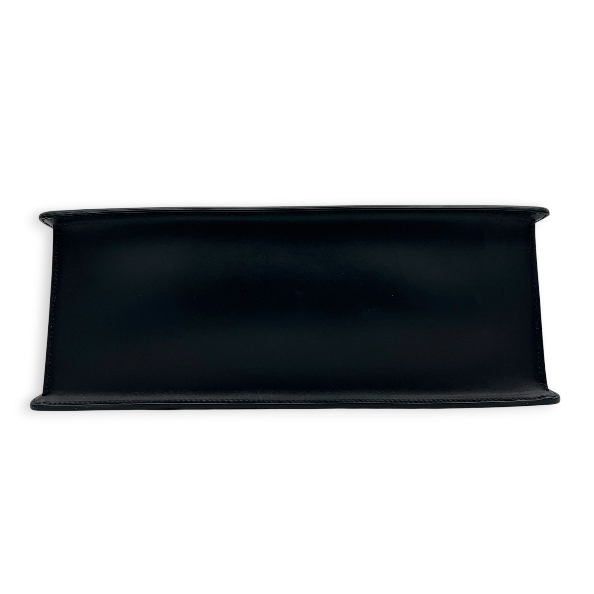 Bamboo Lilith Top Handle Bag in Calfskin, Gold hardware