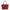 Artois Tote Bag PM Red in Coated Canvas, Silver hardware