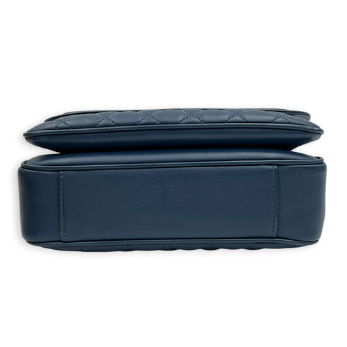 Lovely Square Shoulder Bag Blue in Lambskin, Gold hardware