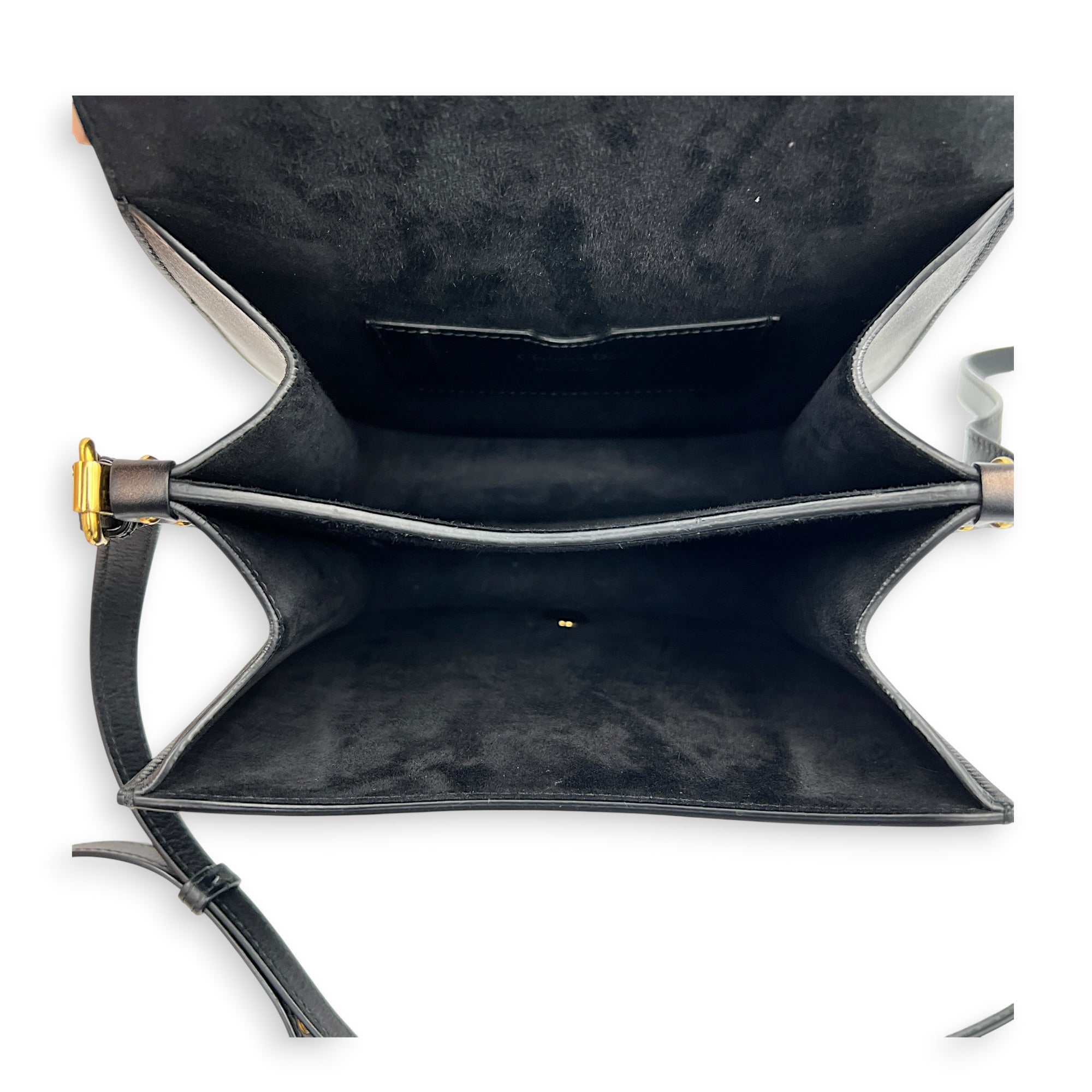 Bobby Frame Shoulder Bag Black in Calfskin, Gold hardware