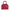 Alma Top Handle Bag BB Red in Ostrich, Gold hardware