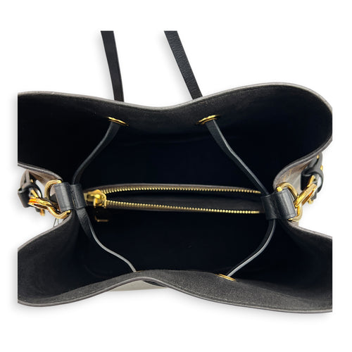 NeoNoe Bucket Bag Brown in Monogram Coated Canvas, Gold hardware