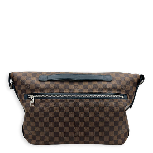 Sprinter Messenger MM Brown in Coated Canvas, Silver hardware