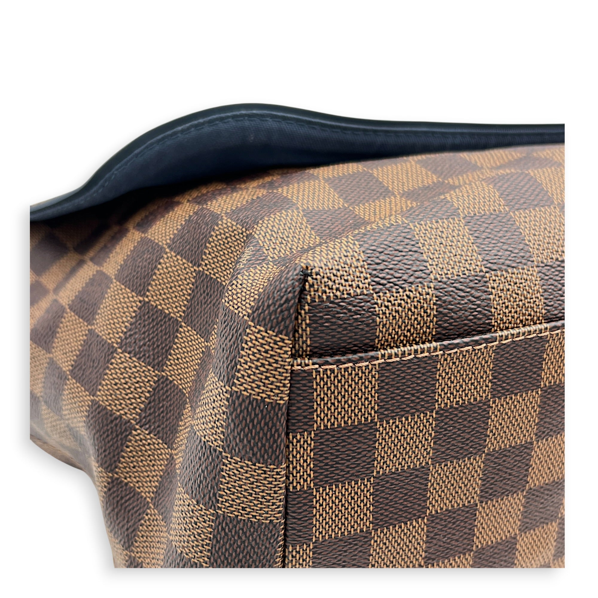 Sprinter Messenger MM Brown in Coated Canvas, Silver hardware