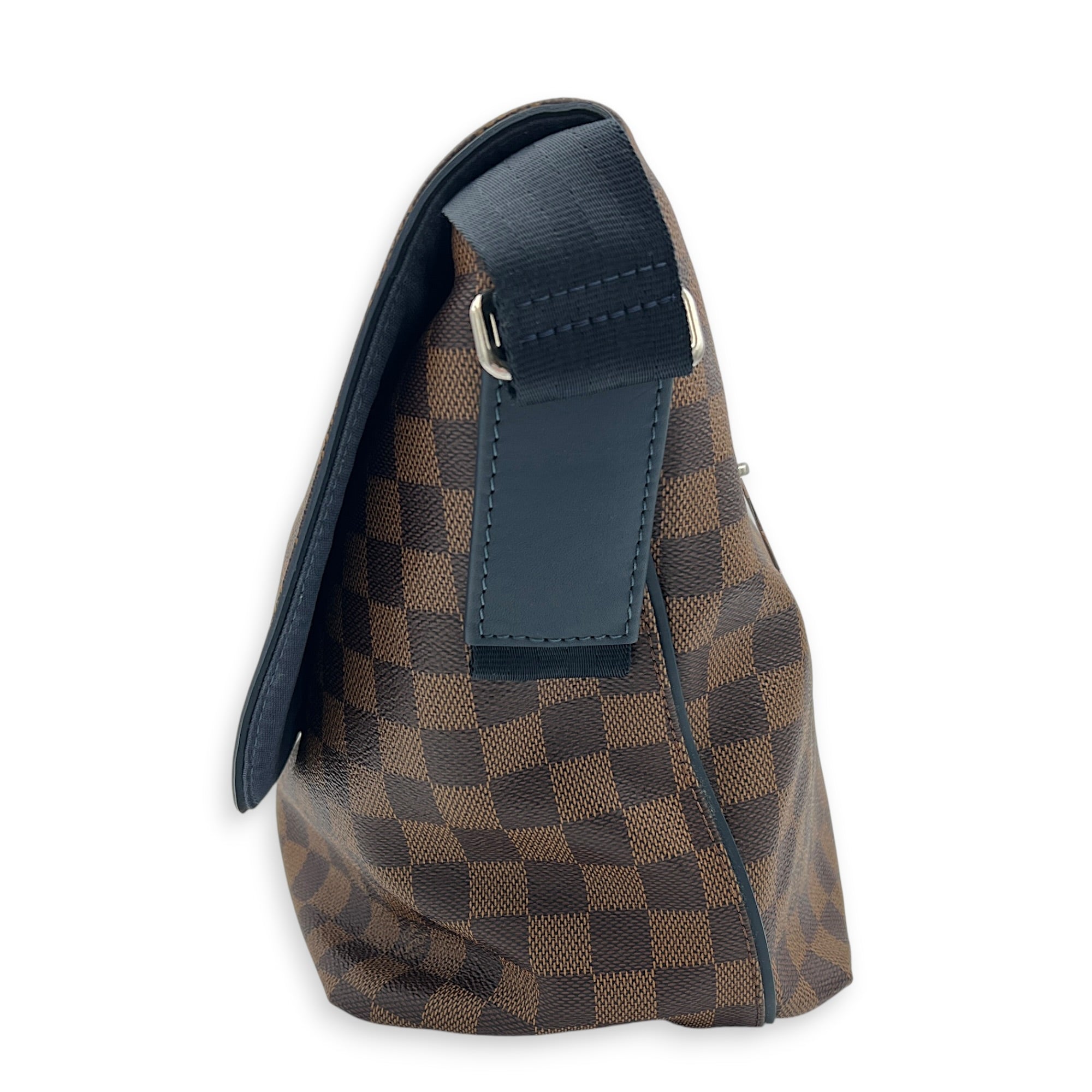 Sprinter Messenger MM Brown in Coated Canvas, Silver hardware