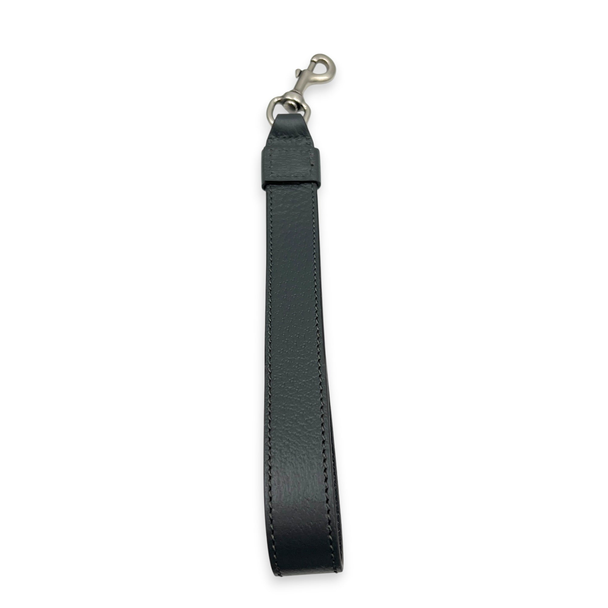 GG Crossbody Bag Grey in Coated Canvas, Silver hardware