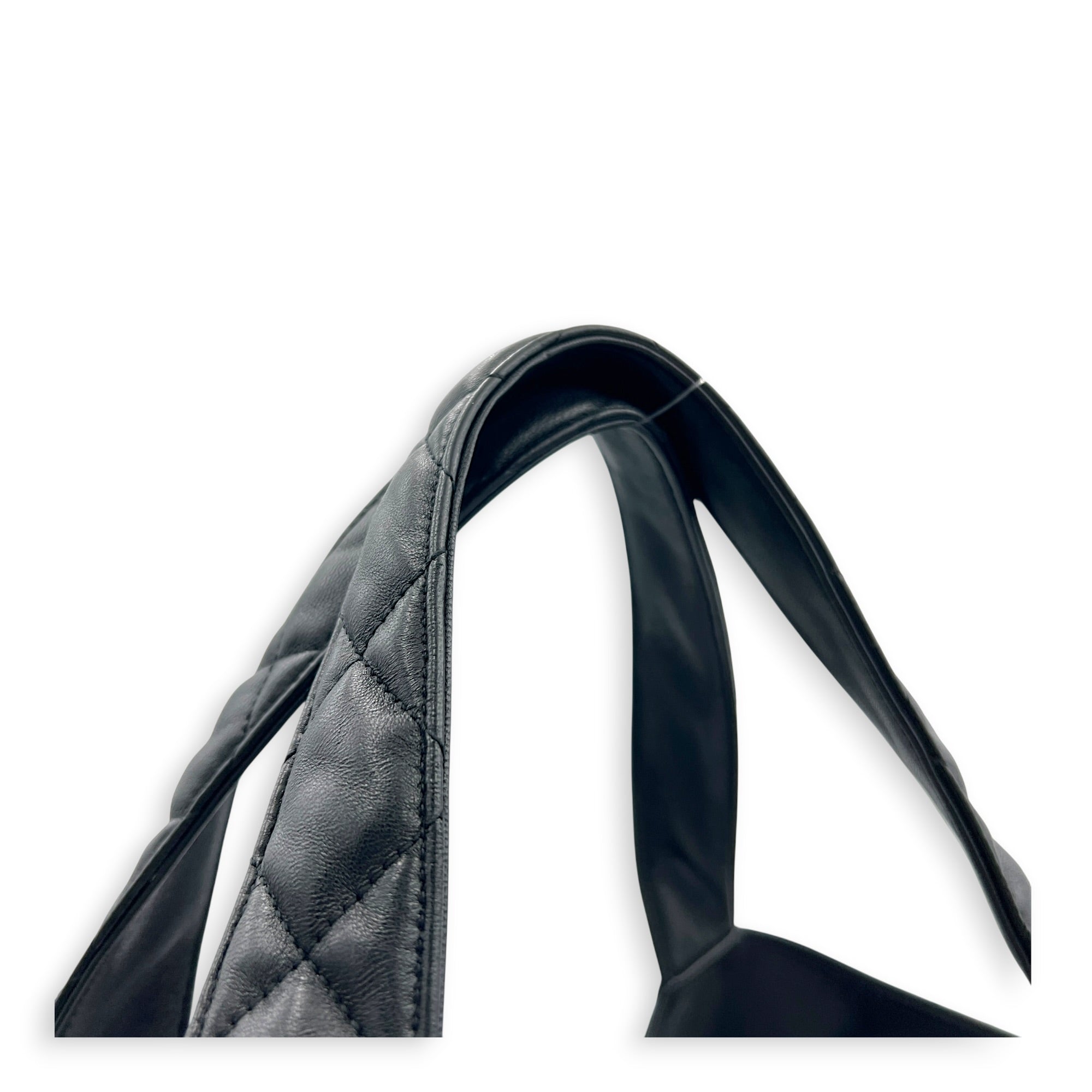 ICare Top Handle Bag Small Black in Lambskin, Gold hardware