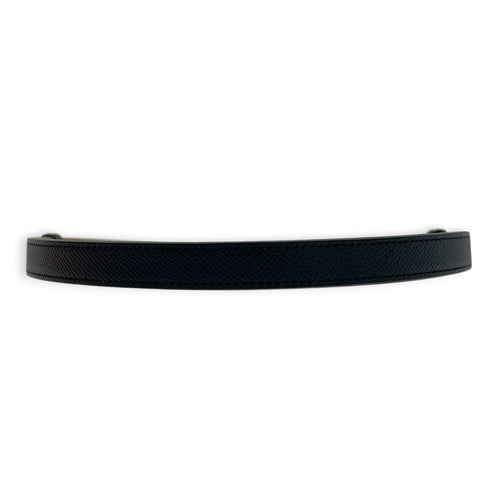 Kelly Noir Belt in Epsom, Palladium hardware