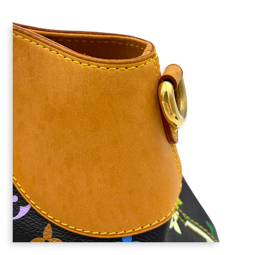 Judy Shoulder Bag Multi-colour in Coated Canvas, Gold hardware
