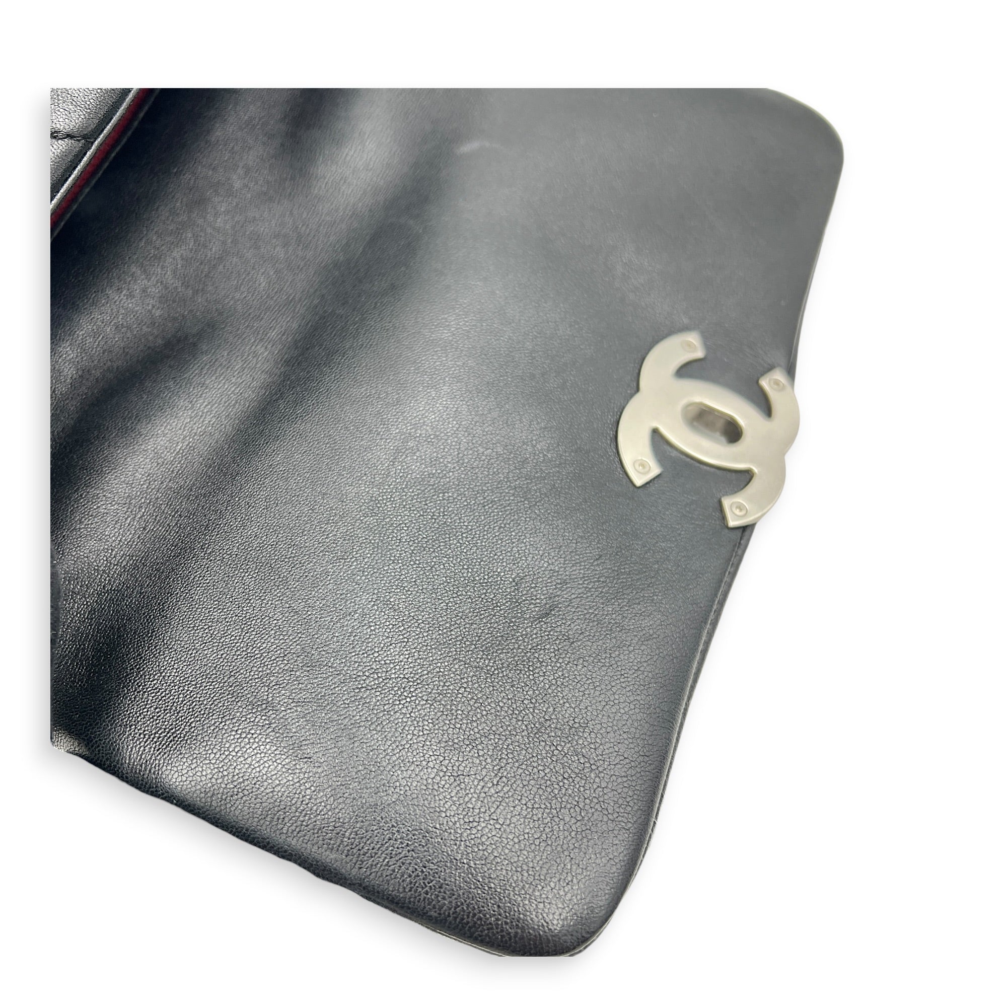 C19 Shoulder Bag Black in Lambskin, Mixed hardware