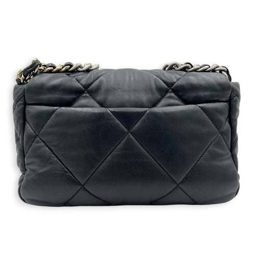 C19 Shoulder Bag Black in Lambskin, Mixed hardware