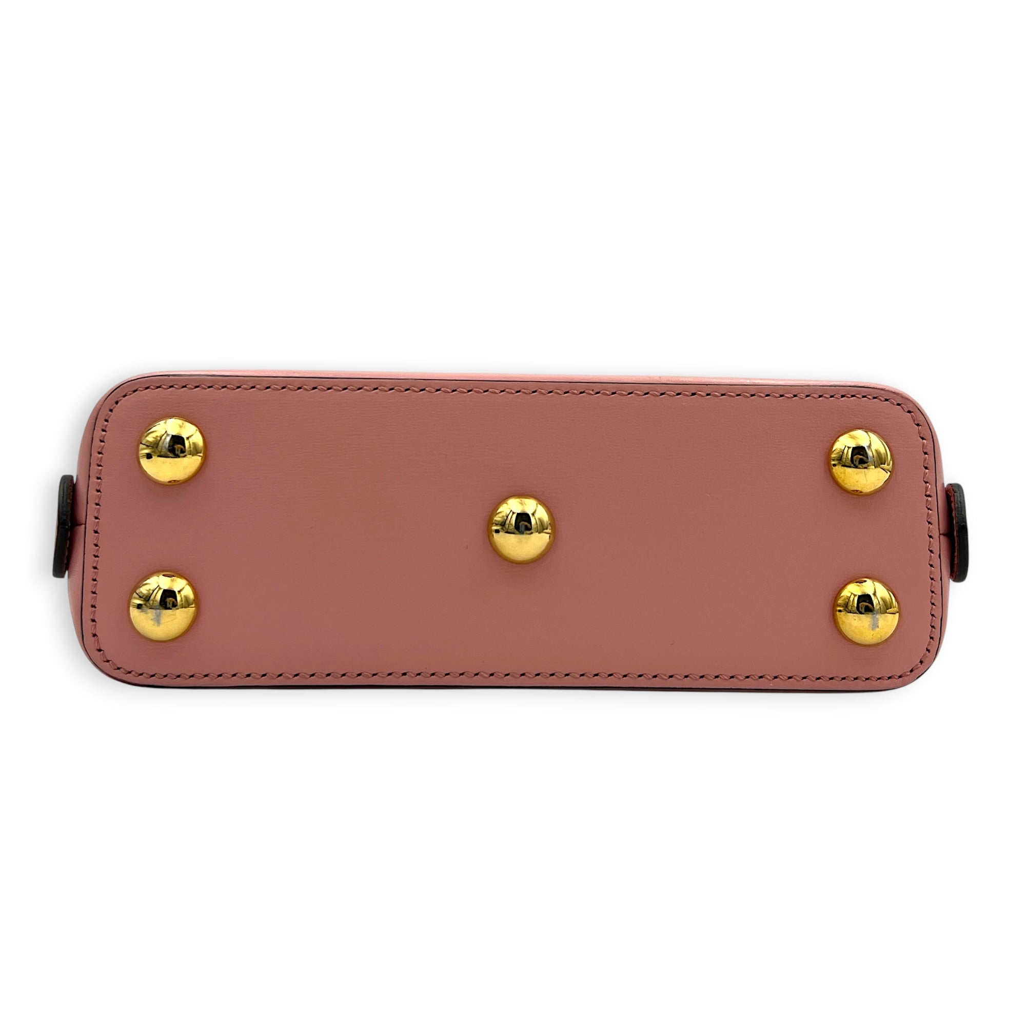 Horsebit 1955 Top Handle Bag Red in Calfskin, Gold hardware