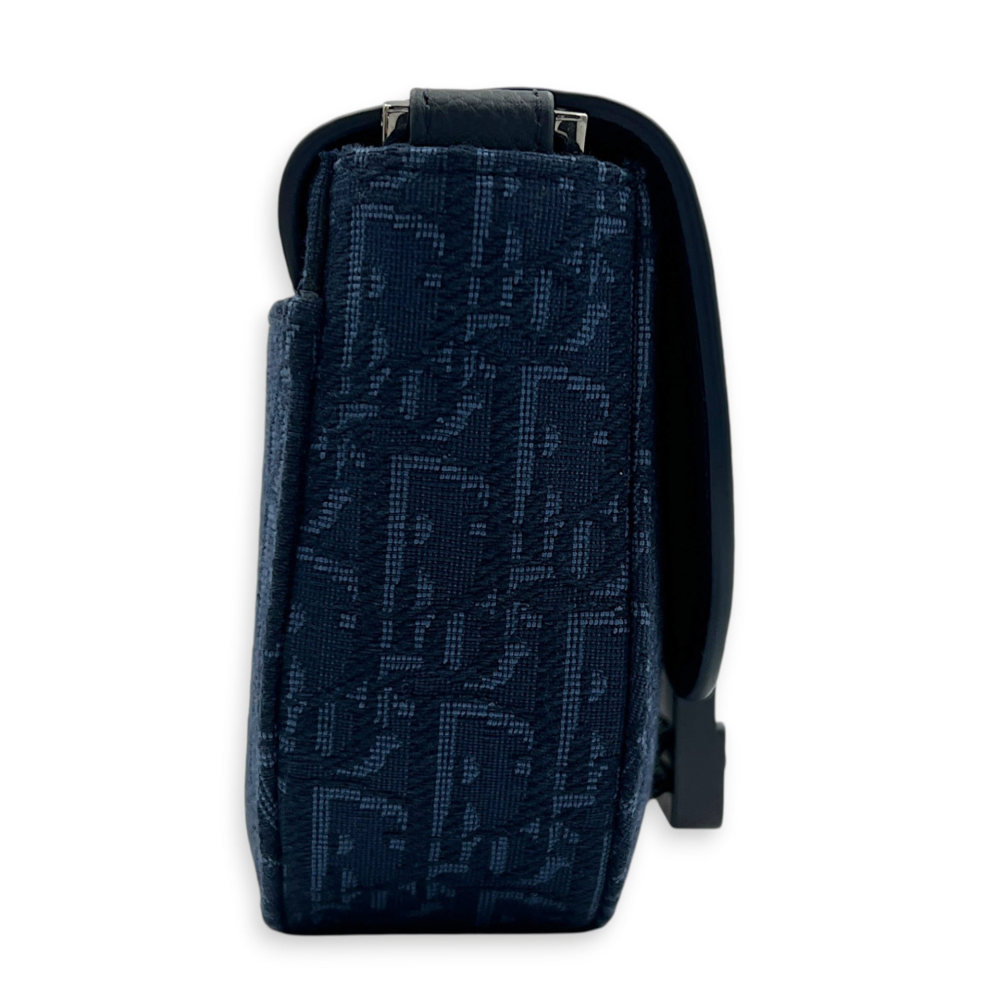 Saddle Blue Messenger in Canvas, Gold hardware