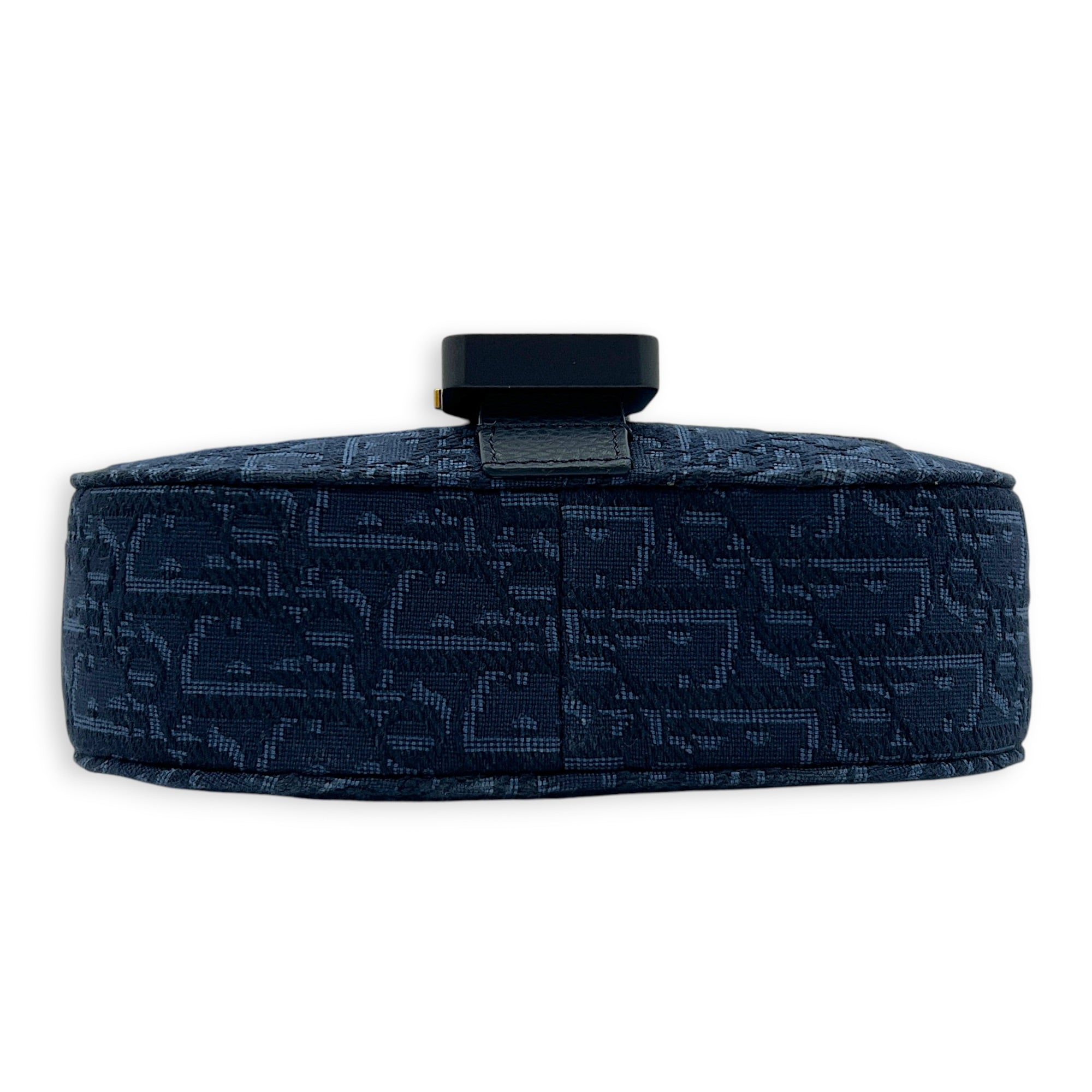 Saddle Blue Messenger in Canvas, Gold hardware
