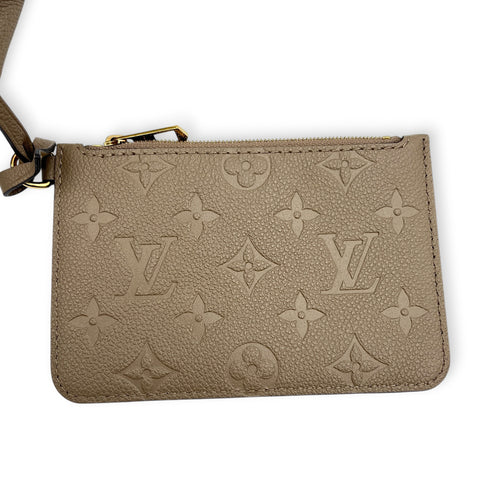 Bundle Bucket Bag Beige in Empreinte Leather, Gold hardware