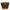 Noe Nano Brown Crossbody Bag in Coated Canvas, Gold hardware