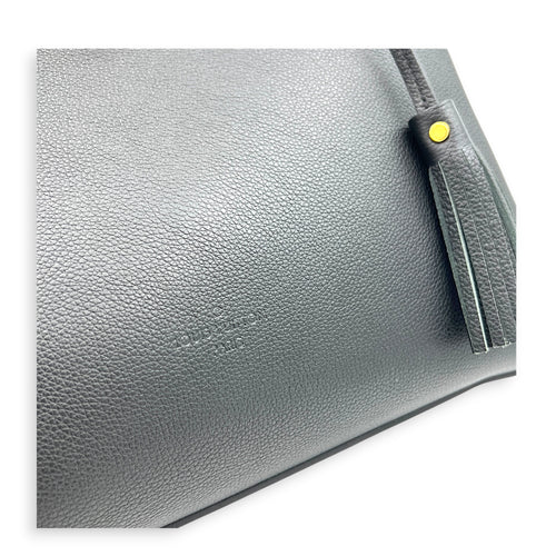 Lock Me Top Handle Bag Black in Calfskin, Gold hardware