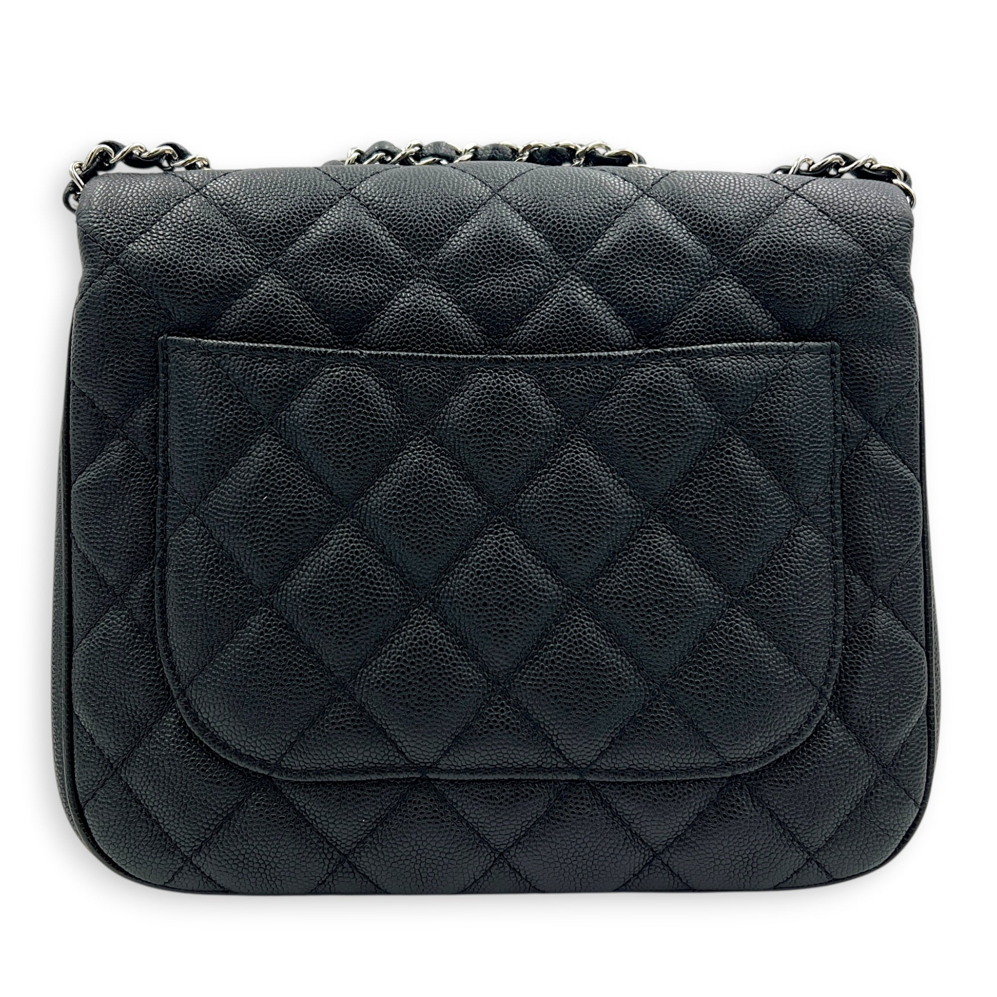 Classic Top Handle Bag Black in Caviar Leather, Gold hardware