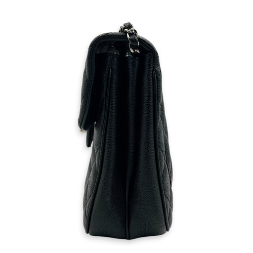 Classic Top Handle Bag Black in Caviar Leather, Gold hardware