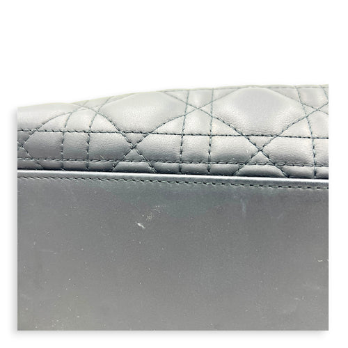 Lady Dior Top Handle Bag Black in Lambskin, Black hardware