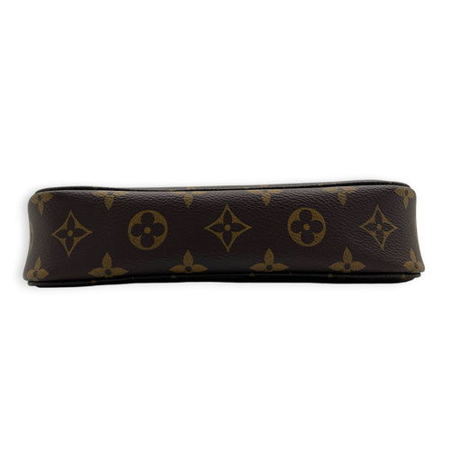 Ivy Wallet On Chain in Monogram Coated Canvas, Gold hardware