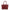Artois Tote Bag Red in Coated Canvas, Silver hardware